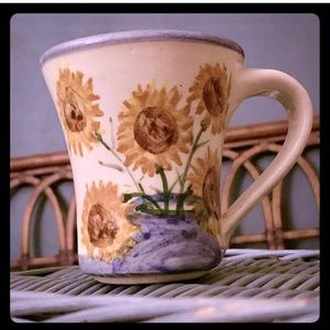 * Vintage signed 80’s mug by potter Liz Lawrence